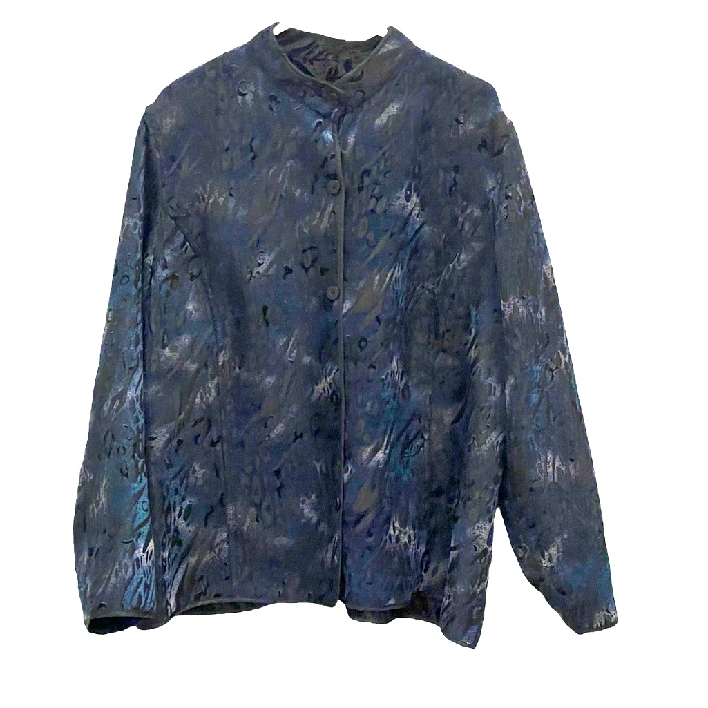 Fully Reversible Jacquard Pattern Jacket